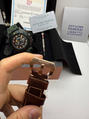 Panerai Submersible 47mm Aço/Rose Mostrador Marrom Luneta Marrom