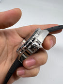 Tag Heuer F1 43mm Aço Mostrador Preto Luneta Preta