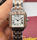 Cartier Panthère - Aço/Rose - 23mm/29mm - Mostrador Branco