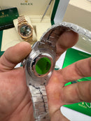 Rolex Day-Date Presidente 40mm Aço Mostrador Azul