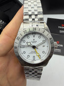Tudor Black Bay Pro GMT 39mm - Aço - Mostrador Branco