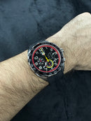 Tag Heuer F1 Cronometro 42mm Aço Mostrador Preto Luneta Preta