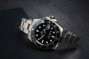 Rolex Sea-Dweller 43mm Aço/Dourado Mostrador Preto Luneta Preta