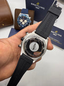 Breitling Super Chronomat Aço 44mm Pulseira Borracha