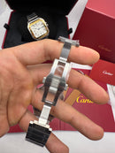 Cartier Santos Aço 40mm - Pulseira Aço - CLONE