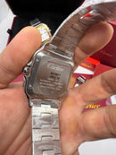 Cartier Santos Aço 40mm - Pulseira Aço - CLONE
