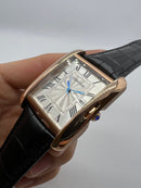 Cartier Relógio Tank Française Aço/Rose 39mm/36mm - Couro