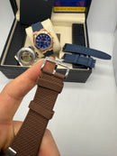 Vacheron Constantin Overseas Crono Aço 41mm, Mostrador Marrom