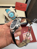 Patek Philippe Nautilus Fases da Lua 40mm, Aço, Mostrador Cinza