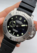 Panerai Luminor Submersible 47mm Aço Mostrador Preto