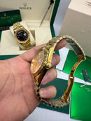 Rolex Day-Date Presidente 40mm Dourado Mostrador Dourado