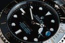 Rolex Sea-Dweller 43mm Aço/Dourado Mostrador Preto Luneta Preta