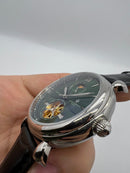 Vacheron Constantin Fases da Lua Turbilhão Aço 42mm, Mostrador Verde