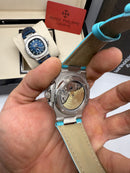 Patek Philippe Nautilus 39mm, TIFFANY, Pulseira Couro