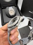 Hublot Classic Fusion 45mm Aço/OxSilver, Mostrador Cinza
