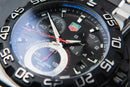 Tag Heuer F1 Cronometro 44mm Aço Mostrador Preto Luneta Preta