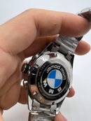 TAG Heuer Carrera BMW Aço 43mm Mostrador Preto