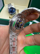Rolex Datejust Oyster, 41mm, Oystersteel, Mostrador Preto - CLONE
