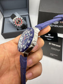 TAG Heuer F1 Solargraph 38mm Azul - Pulseira Borracha -