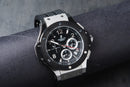 Hublot Big Bang 44mm Aço Mostrador Preto Bezel Preto