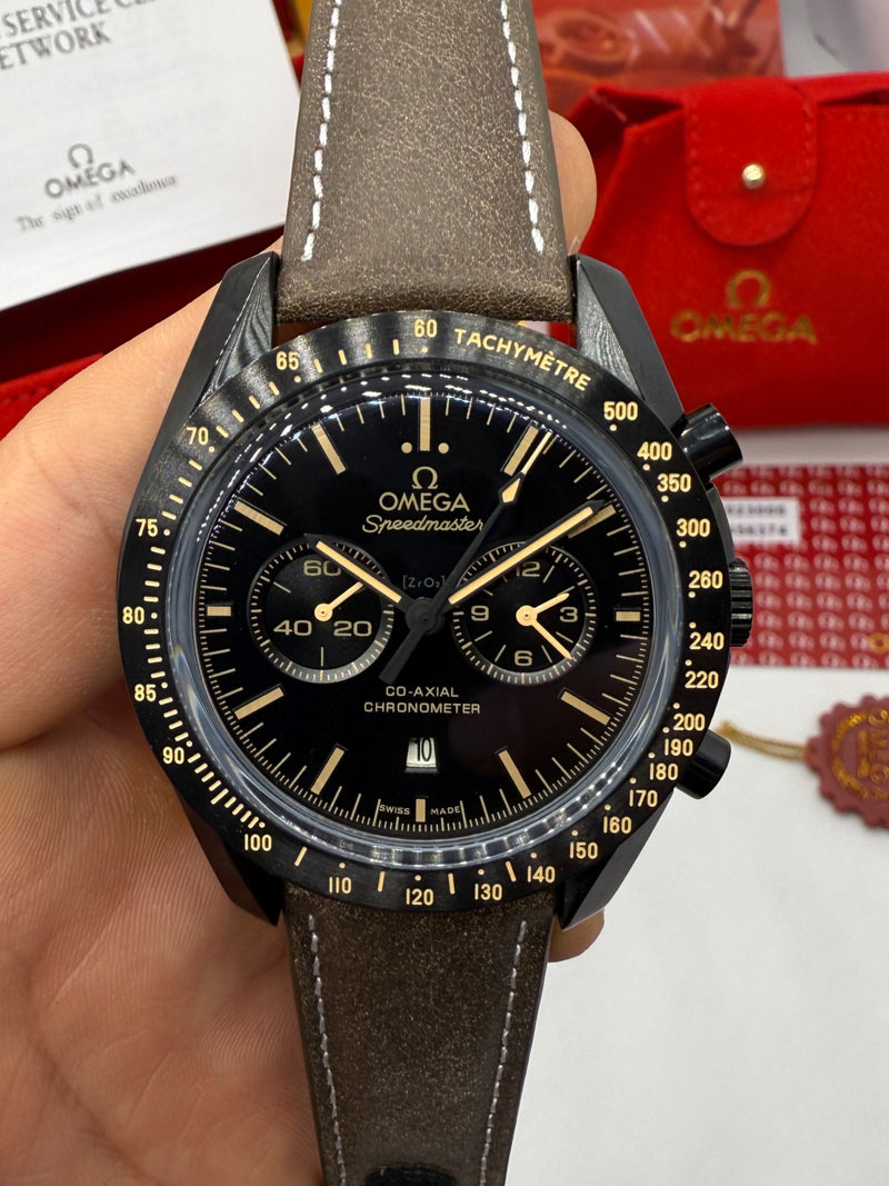 Omega Speedmaster Moonwhacth Edição Especial 42mm Aço/OxBlack
