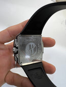 Hublot Square Bang Aço 44mm, Mostrador Cinza Esqueleto