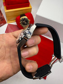 Omega Constellation 41mm Aço Puls. Couro