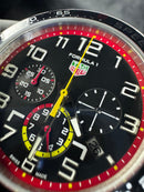 Tag Heuer F1 Cronometro 42mm Aço Mostrador Preto Luneta Preta