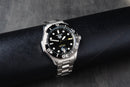 Tag Heuer Aquarecer 300, 43mm, Aço, Mostrador Preto, Bezel Preto