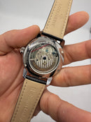 Patek Philippe Classic Turbilhão 44mm Aço, Pulseira Couro