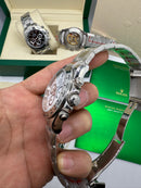 Rolex Daytona 40mm Aço, Mostrador Branco