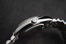 Rolex Datejust 41/36mm Aço Mostrador Branco, Luneta Canelada