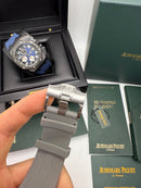 Audemars Piguet Royal Oak Offshore 44mm Mostrador Preto Bezel Aço/OxBlack