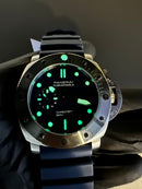Panerai Submersible 47mm Aço Mostrador Azul