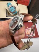 Patek Philippe Nautilus Fases da Lua 40mm, Aço, Mostrador Marrom
