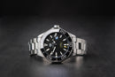 Tag Heuer Aquarecer Calibre 5 43mm Aço Mostrador Preto Luneta Preta