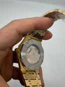 Audemars Piguet Royal Oak 39mm Aço Dourado, Mostrador Verde