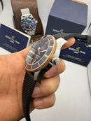 Breitling Superocean Aço 44mm Pulseira Borracha