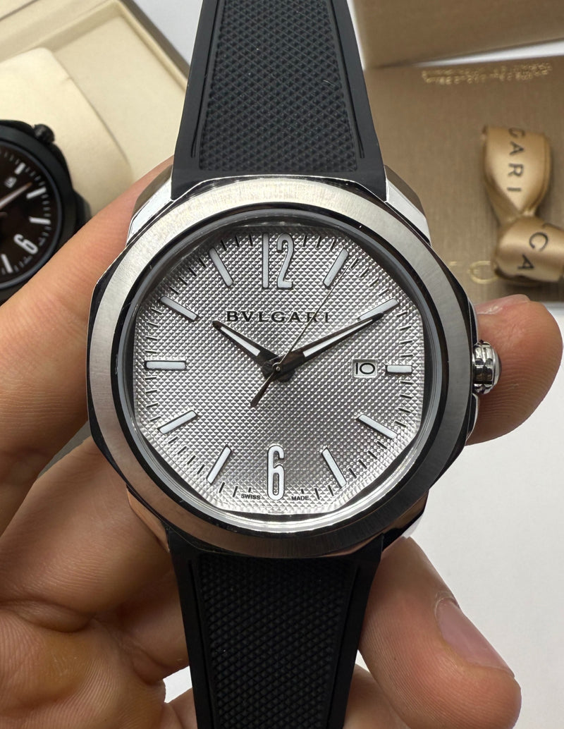 Bvlgari Octo Roma Automático 42mm Edição Limitada - Mostrador Cinza