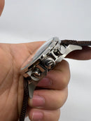 TAG Heuer Carrera McLaren Mercedez Aço 43mm Pulseira Nylon