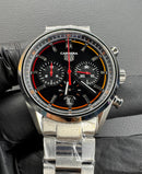 Tag Heuer Carrera Aço 43mm, Mostrador Preto