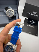 TAG Heuer Carrera F1 Mercedes AMG Petronas Aço 42mm - Puls. Borracha