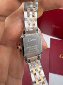 Cartier Panthère - Aço/Rose - 23mm/29mm - Mostrador Branco