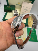 Rolex DateJust 41/36mm Aço, Mostrador Verde, Pulseira Oyster