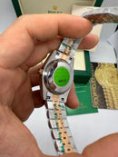 Rolex Date-Just 31mm Aço/Rose Pulseira Jubilee