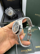 Audemars Piguet Royal Oak 41mm Esqueleto, Pulseira Aço
