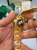 Rolex Daytona Oyster AllGold* 40mm - Mostrador Preto - CLONE