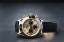 Rolex Daytona 40mm Dourado Mostrador Dourado Luneta Preta