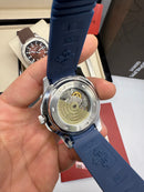 Patek Philippe Aquanaut 41mm Aço Mostrador Azul
