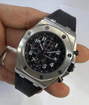 Audemars Piguet Royal Oak Offshore 44mm Mostrador Preto Bezel Aço